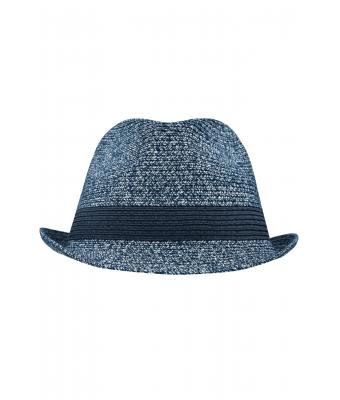 Unisex Melange Hat Navy-melange 8460