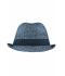 Unisex Melange Hat Navy-melange 8460