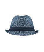 Unisex Melange Hat Navy-melange 8460