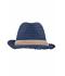 Unisexe Chapeau d'été Denim/sable 8549