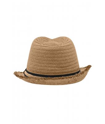 Unisex Trendy Summer Hat Caramel/black 8549
