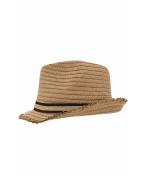 Unisex Trendy Summer Hat Caramel/zwart 8549