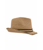 Unisex Trendy Summer Hat Caramel/zwart 8549