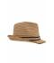 Unisex Trendy Summer Hat Caramel/zwart 8549