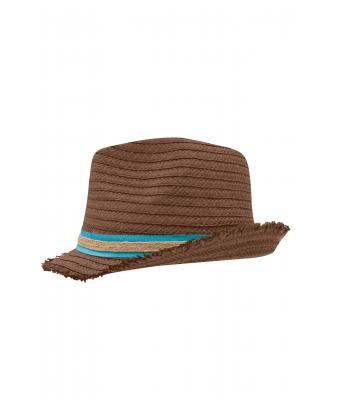 Unisex Trendy Summer Hat Nougat/turquoise 8549