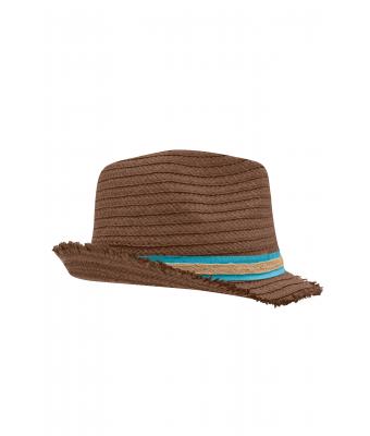 Unisex Trendy Summer Hat Nougat/turquoise 8549
