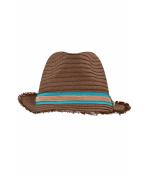 Unisex Trendy Summer Hat Nougat/turquoise 8549