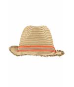 Unisex Trendy Summer Hat Stro/oranje 8549
