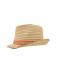 Unisex Trendy Summer Hat Stro/oranje 8549