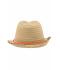 Unisex Trendy Summer Hat Stro/oranje 8549