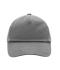 Enfant Casquette enfants 5 panneaux coton brossé lourd Gris-foncé 7790