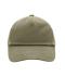 Enfant Casquette enfants 5 panneaux coton brossé lourd Beige-foncé 7790
