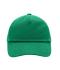 Enfant Casquette enfants 5 panneaux coton brossé lourd Vert 7790