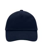 Enfant Casquette enfants 5 panneaux coton brossé lourd Marine 7790