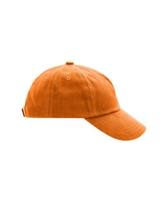 Enfant Casquette enfants 5 panneaux coton brossé lourd Orange 7790