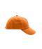 Enfant Casquette enfants 5 panneaux coton brossé lourd Orange 7790