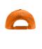 Enfant Casquette enfants 5 panneaux coton brossé lourd Orange 7790