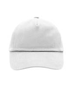 Enfant Casquette enfants 5 panneaux coton brossé lourd Blanc 7790