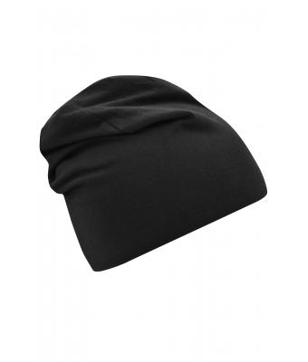 Unisex Jersey Beanie Black 8430