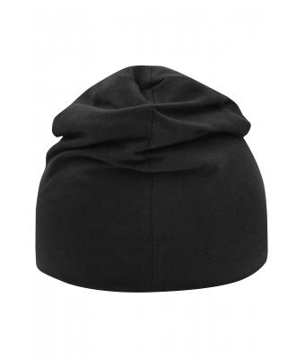 Unisex Jersey Beanie Black 8430
