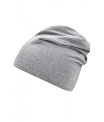 Unisex Jersey Beanie Grey-melange 8430