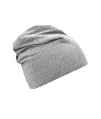 Unisex Jersey Beanie Grey-melange 8430