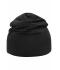 Unisex Jersey Beanie Zwart 8430