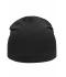 Unisex Jersey Beanie Zwart 8430