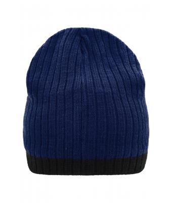 Unisexe Bonnet tricoté Encre/noir 8432