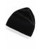 Unisex Knitted Hat Black/off-white 8432