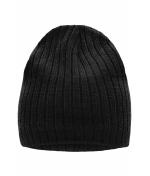 Unisex Knitted Hat Black/black 8432