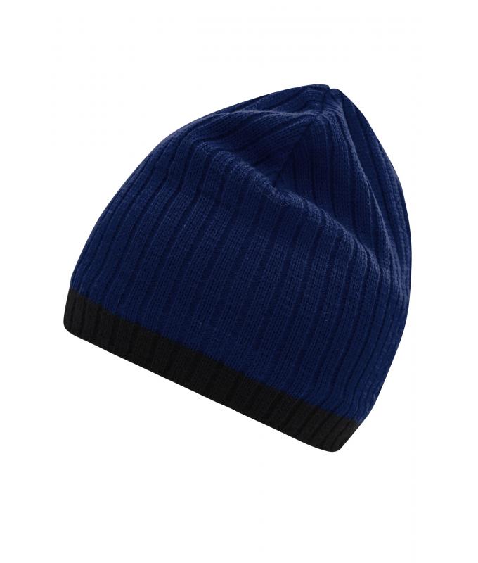 Unisex Knitted Hat Ink/black 8432