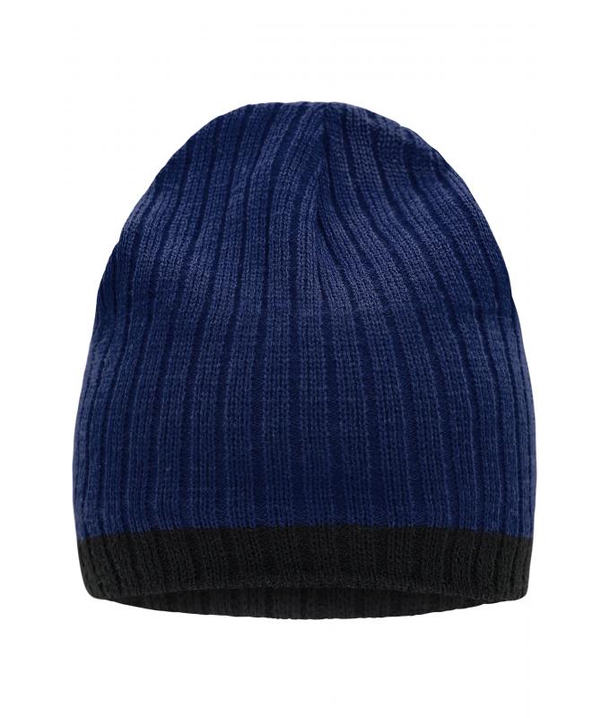 Unisex Knitted Hat Ink/black 8432