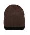 Unisex Knitted Hat Coffee/black 8432