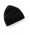 Unisex Knitted Hat Black/off-white 8432