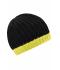 Unisex Wintersport Hat Black/acid-yellow 8433