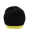 Unisex Wintersport Hat Black/acid-yellow 8433