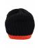 Unisex Wintersport Hat Black/grenadine 8433