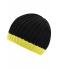 Unisex Wintersport Hat Black/acid-yellow 8433