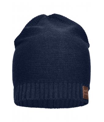 Unisexe Bonnet en coton Marine 8439