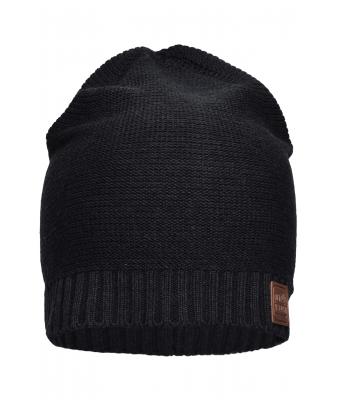 Unisex Cotton Hat Zwart 8439