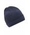 Unisex Basic Knitted Beanie Denim-melange 8447