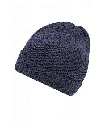 Unisex Basic Knitted Beanie Denim-melange 8447