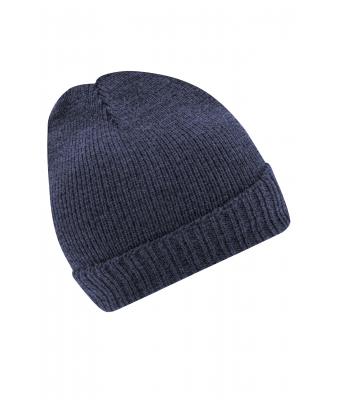 Unisex Basic Knitted Beanie Denim-melange 8447