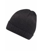 Unisex Basic Knitted Beanie Grey-melange 8447