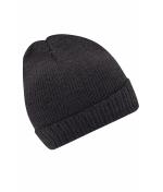Unisex Basic Knitted Beanie Grey-melange 8447