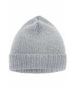Unisex Basic Knitted Beanie Light-grey-melange 8447