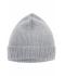 Unisex Basic Knitted Beanie Light-grey-melange 8447