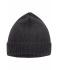 Unisex Basic Knitted Beanie Grey-melange 8447