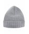 Unisex Basic Knitted Beanie Light-grey-melange 8447